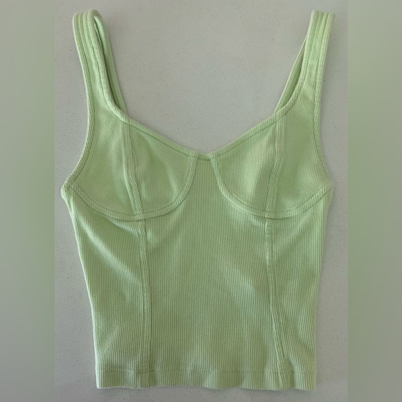 aerie Tops - Aerie Lime Green Tank Top